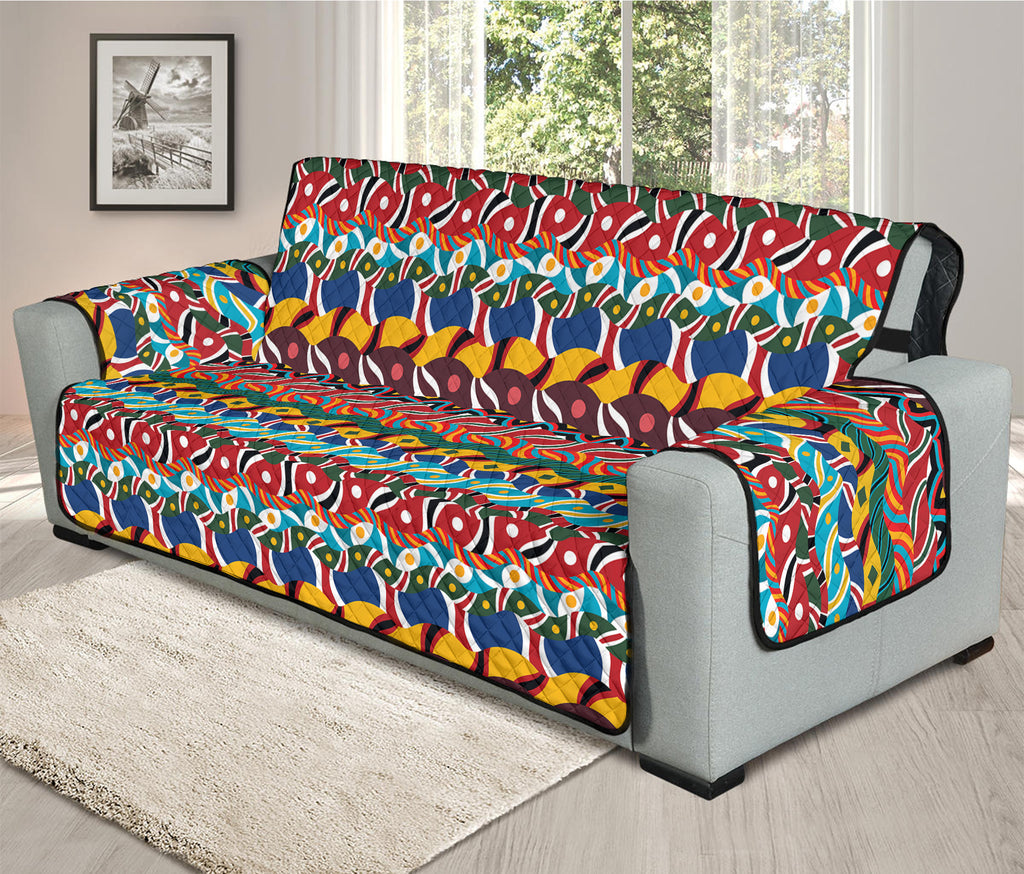 Afro African Ethnic Pattern Print Oversized Sofa Protector