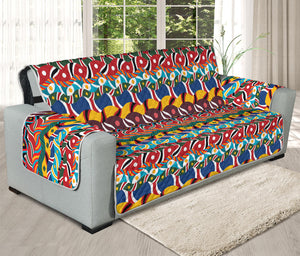 Afro African Ethnic Pattern Print Oversized Sofa Protector