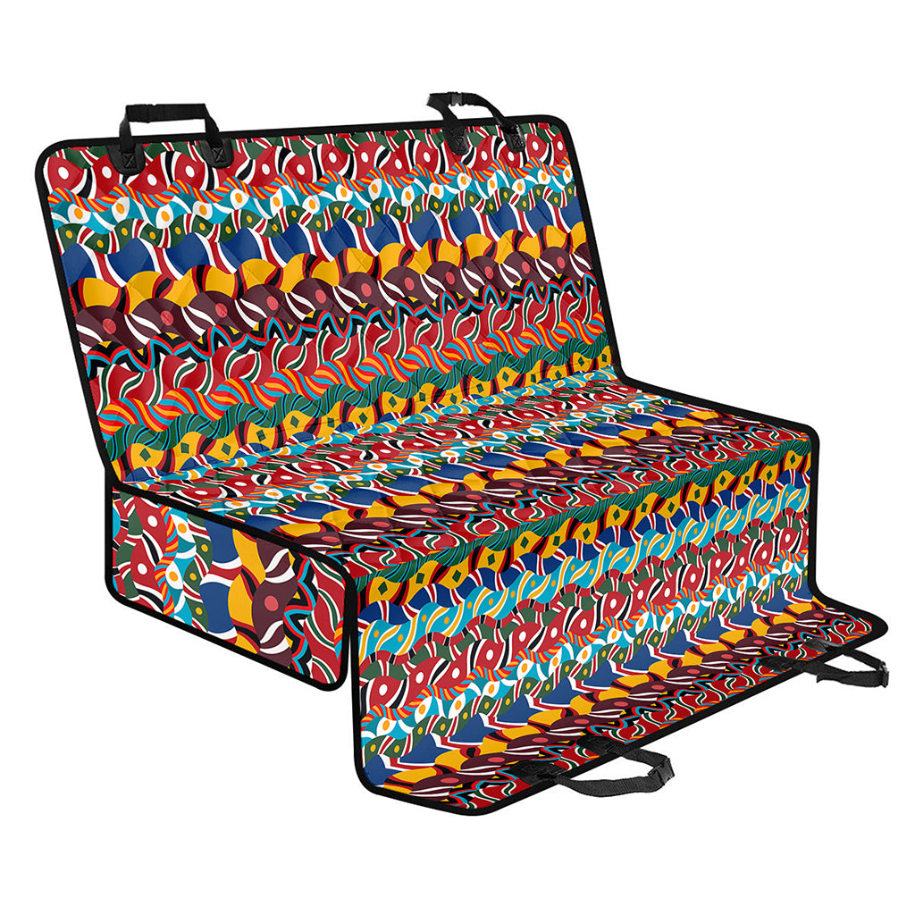 Afro African Ethnic Pattern Print Pet Car Back Seat Cover