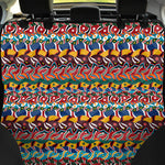 Afro African Ethnic Pattern Print Pet Car Back Seat Cover