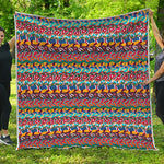 Afro African Ethnic Pattern Print Quilt