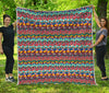 Afro African Ethnic Pattern Print Quilt