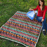 Afro African Ethnic Pattern Print Quilt