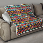 Afro African Ethnic Pattern Print Quilt