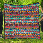 Afro African Ethnic Pattern Print Quilt