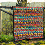 Afro African Ethnic Pattern Print Quilt