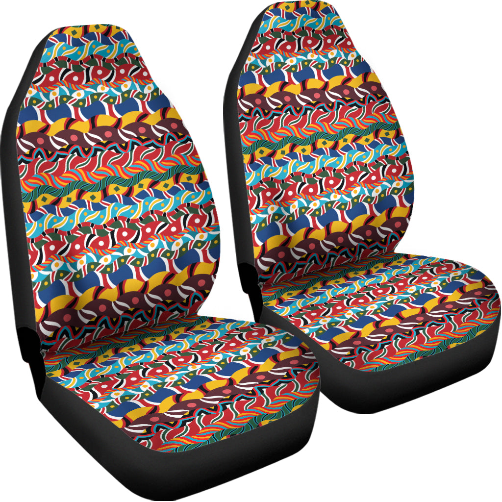 Afro African Ethnic Pattern Print Universal Fit Car Seat Covers