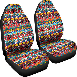 Afro African Ethnic Pattern Print Universal Fit Car Seat Covers