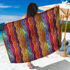 Afro Ethnic Inspired Print Beach Sarong Wrap