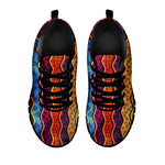 Afro Ethnic Inspired Print Black Sneakers