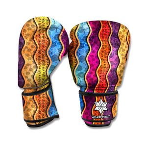 Afro Ethnic Inspired Print Boxing Gloves