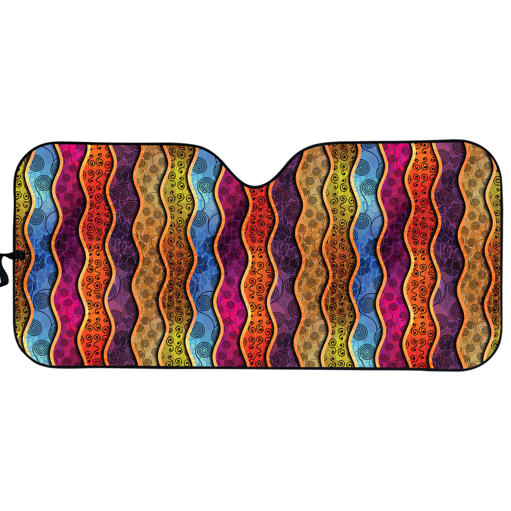 Afro Ethnic Inspired Print Car Sun Shade