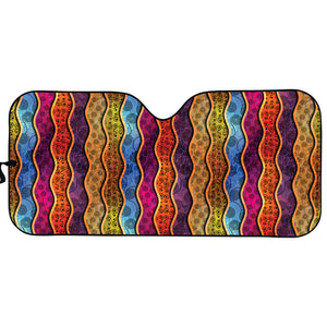 Afro Ethnic Inspired Print Car Sun Shade