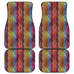 Afro Ethnic Inspired Print Front and Back Car Floor Mats