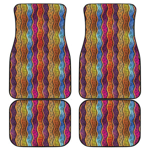 Afro Ethnic Inspired Print Front and Back Car Floor Mats