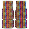 Afro Ethnic Inspired Print Front and Back Car Floor Mats