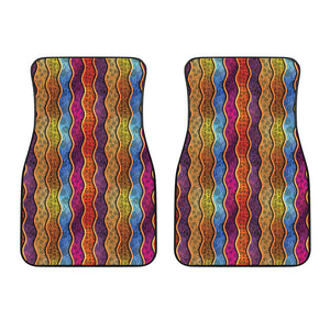 Afro Ethnic Inspired Print Front Car Floor Mats