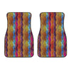 Afro Ethnic Inspired Print Front Car Floor Mats