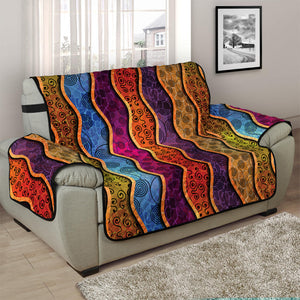 Afro Ethnic Inspired Print Half Sofa Protector