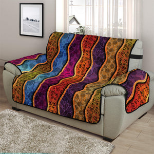 Afro Ethnic Inspired Print Half Sofa Protector