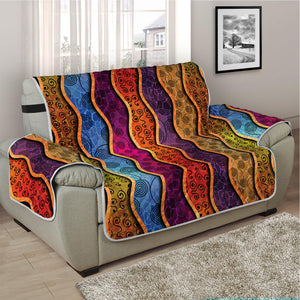 Afro Ethnic Inspired Print Half Sofa Protector