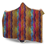 Afro Ethnic Inspired Print Hooded Blanket