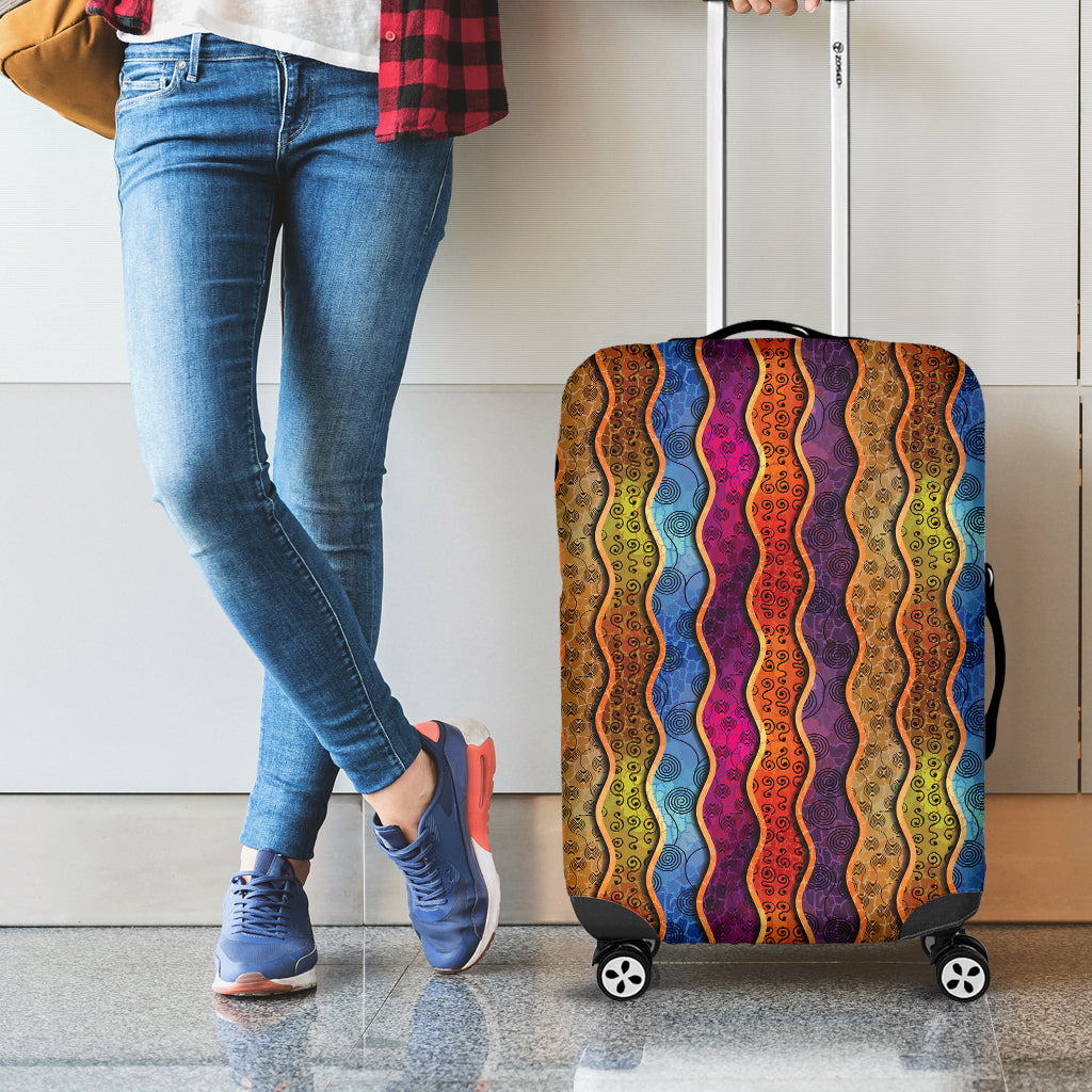 Afro Ethnic Inspired Print Luggage Cover