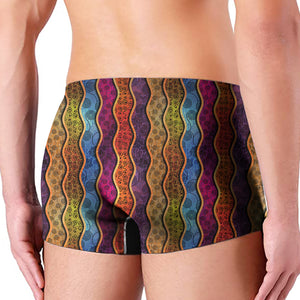 Afro Ethnic Inspired Print Men's Boxer Briefs