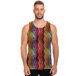 Afro Ethnic Inspired Print Men's Tank Top