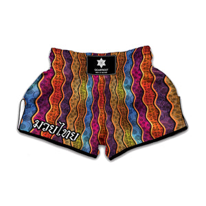 Afro Ethnic Inspired Print Muay Thai Boxing Shorts