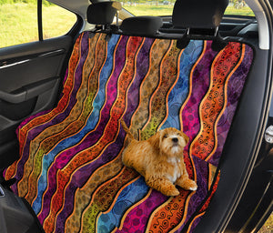 Afro Ethnic Inspired Print Pet Car Back Seat Cover