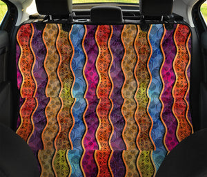 Afro Ethnic Inspired Print Pet Car Back Seat Cover