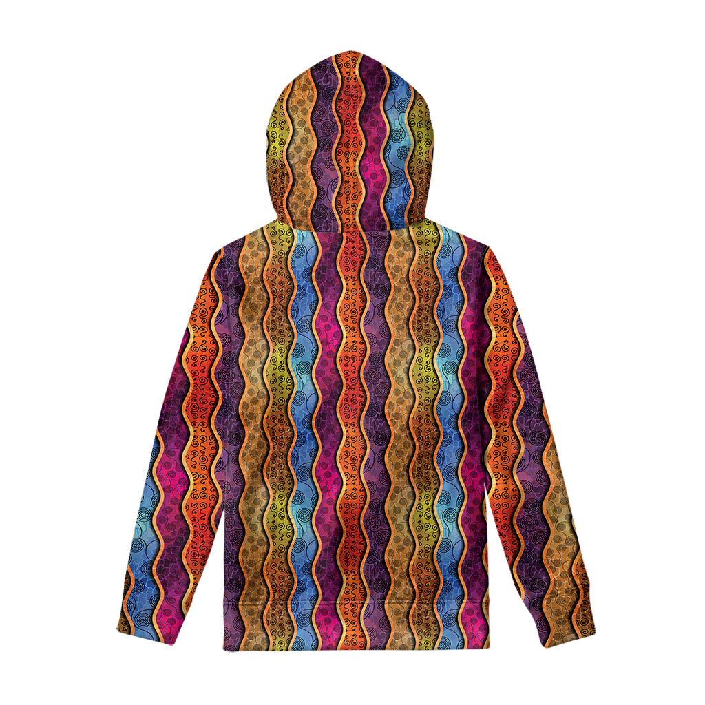 Afro Ethnic Inspired Print Pullover Hoodie