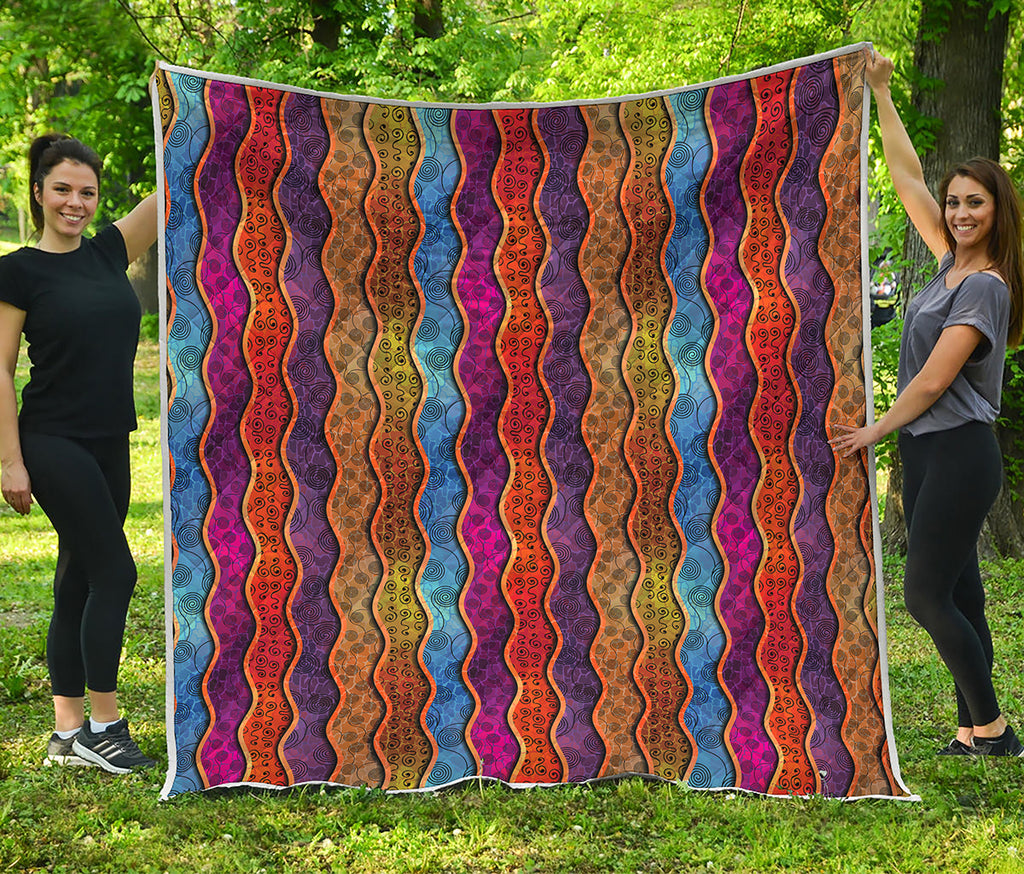 Afro Ethnic Inspired Print Quilt