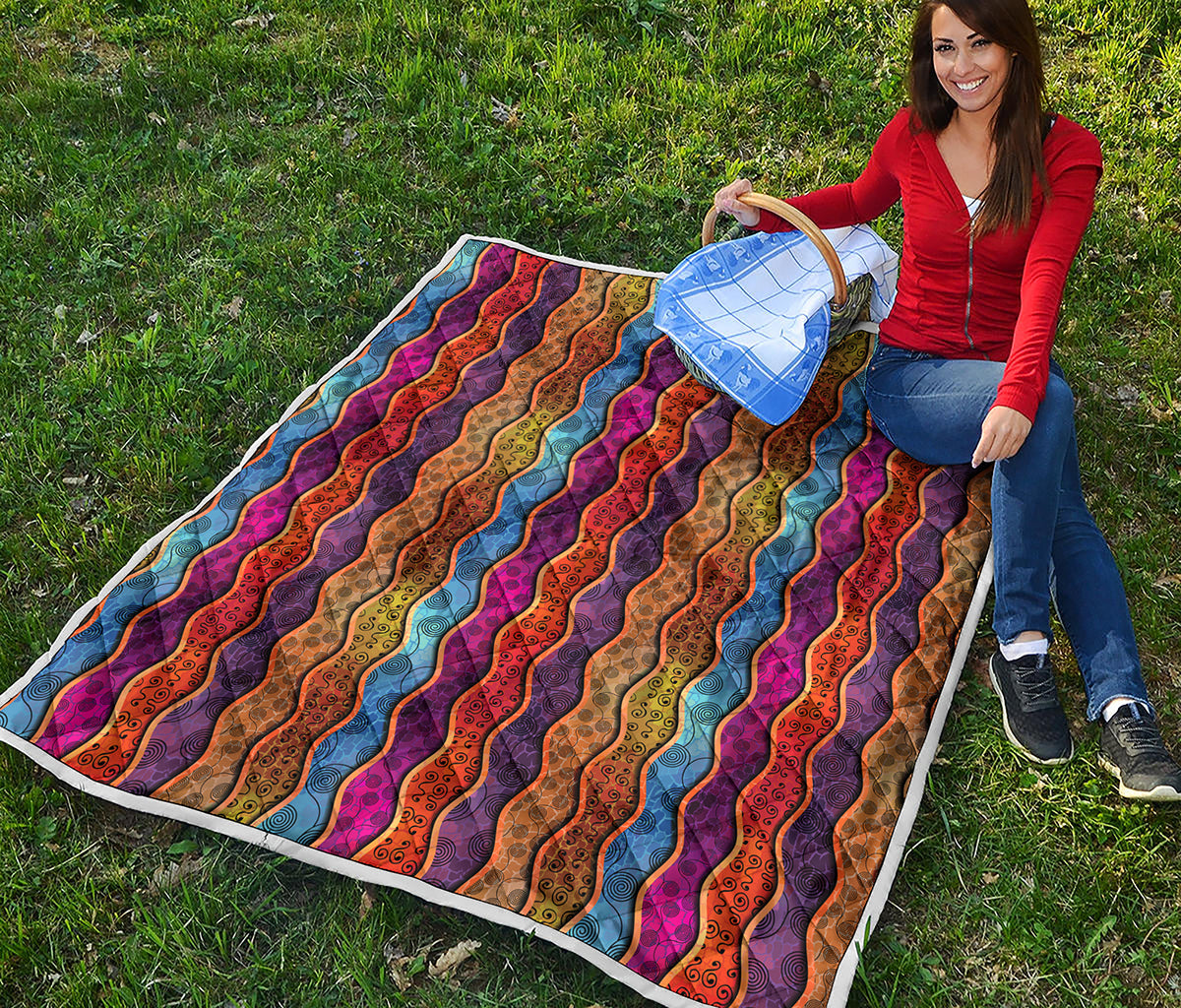 Afro Ethnic Inspired Print Quilt