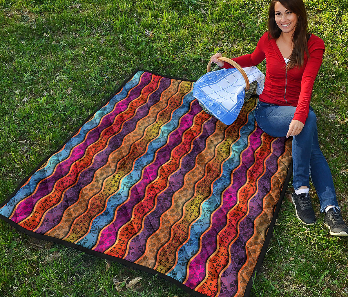 Afro Ethnic Inspired Print Quilt