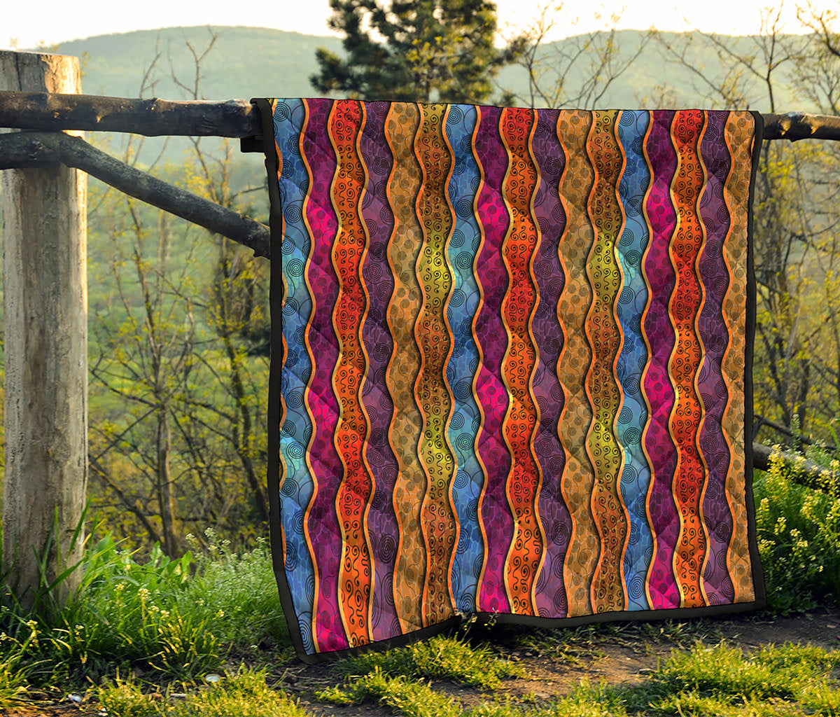 Afro Ethnic Inspired Print Quilt