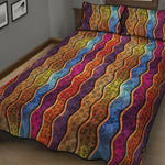 Afro Ethnic Inspired Print Quilt Bed Set