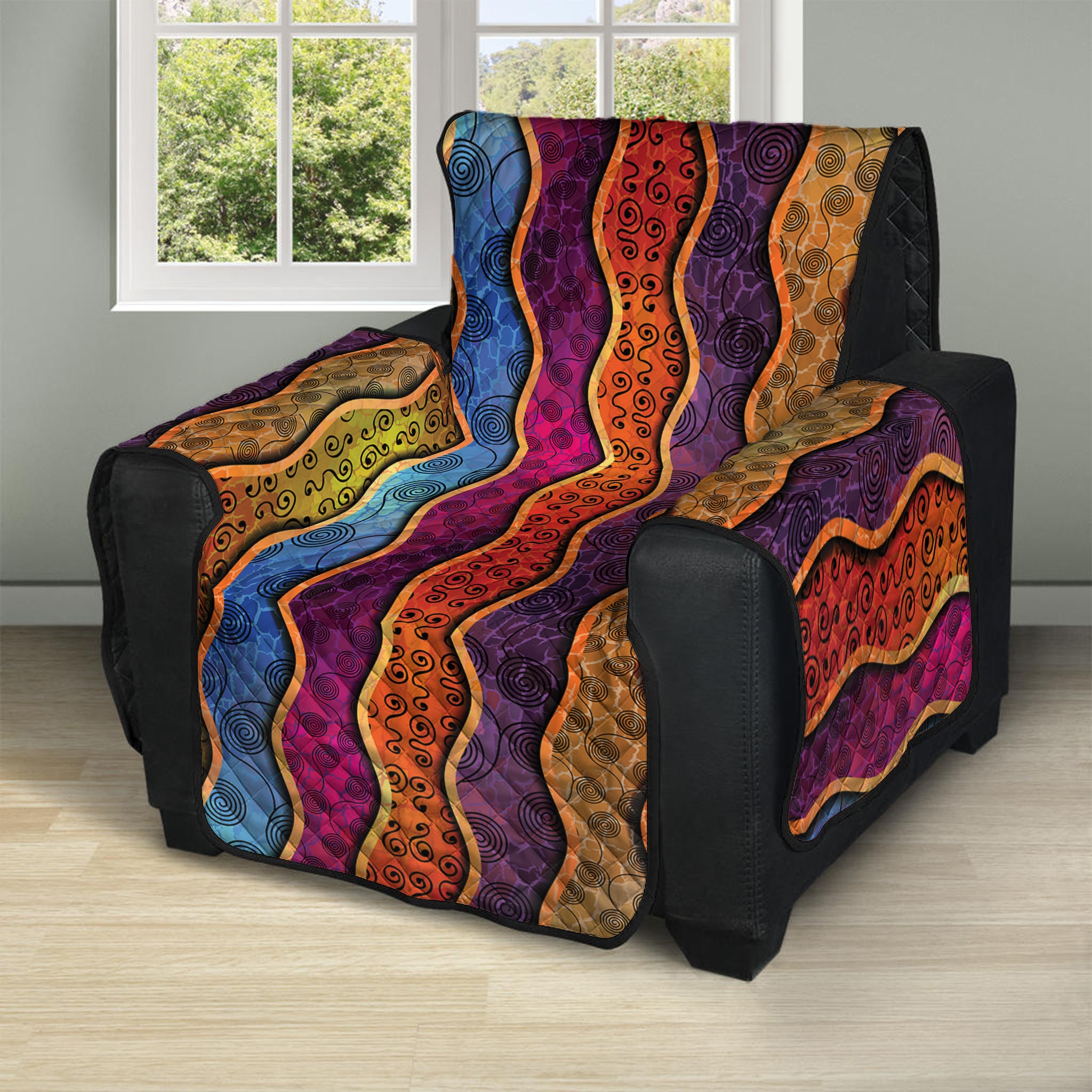 Afro Ethnic Inspired Print Recliner Protector