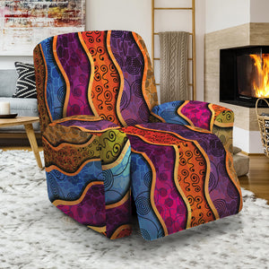 Afro Ethnic Inspired Print Recliner Slipcover