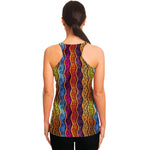 Afro Ethnic Inspired Print Women's Racerback Tank Top