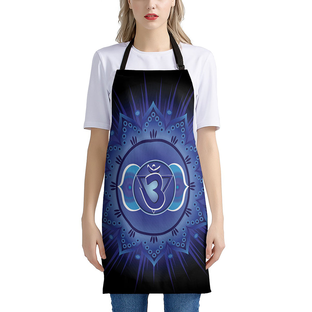 Ajna Chakra Mandala Print Apron