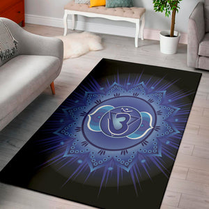 Ajna Chakra Mandala Print Area Rug