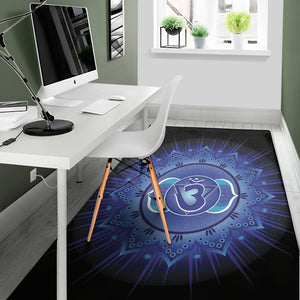 Ajna Chakra Mandala Print Area Rug