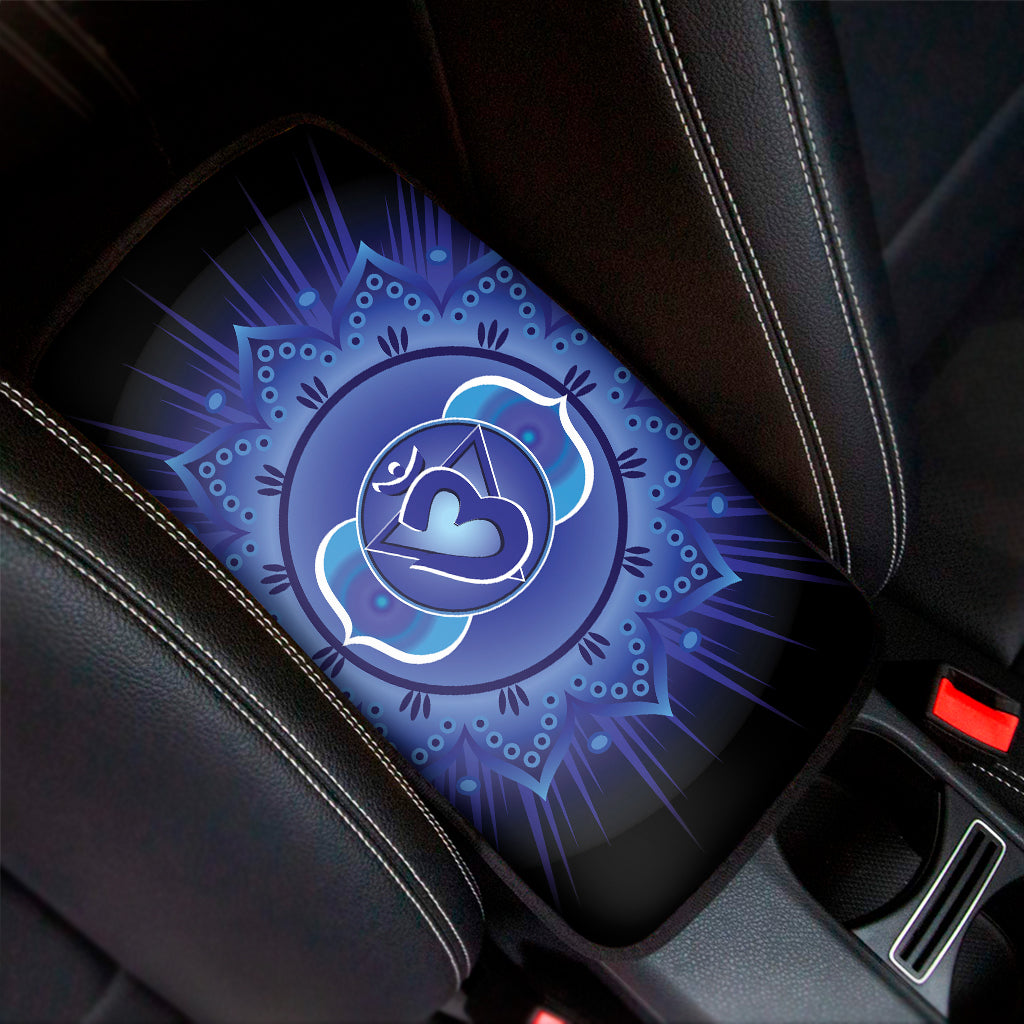 Ajna Chakra Mandala Print Car Center Console Cover