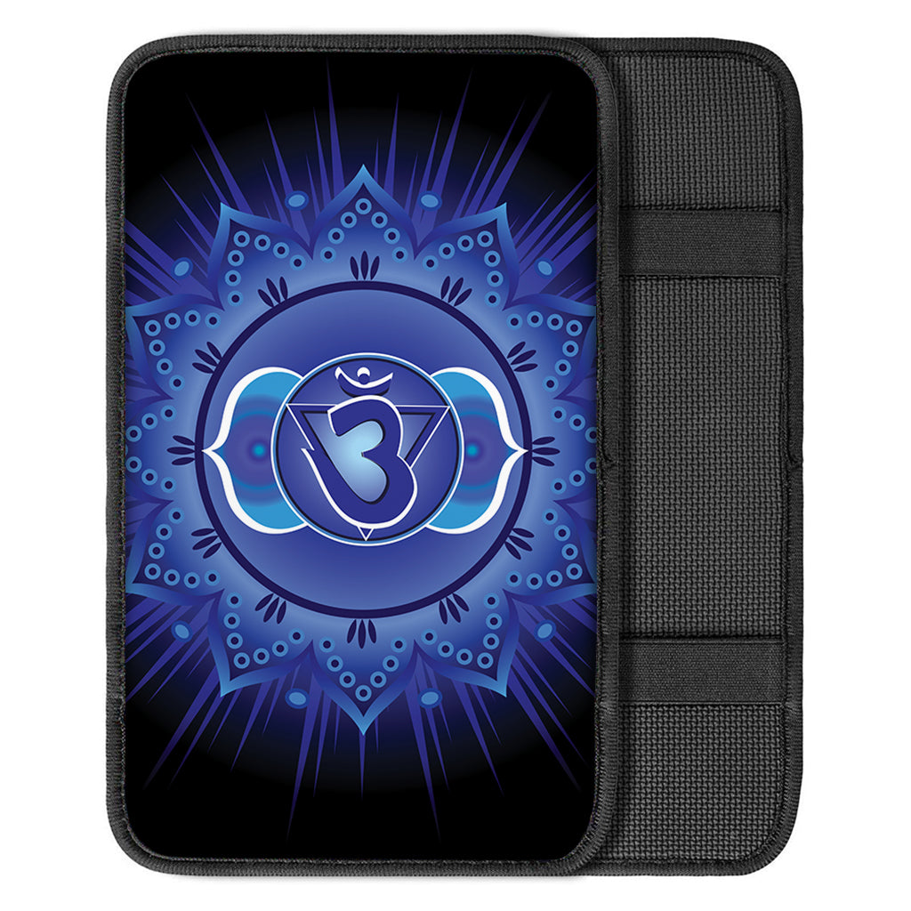 Ajna Chakra Mandala Print Car Center Console Cover