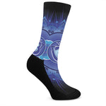 Ajna Chakra Mandala Print Crew Socks