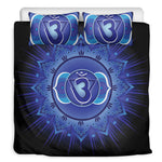 Ajna Chakra Mandala Print Duvet Cover Bedding Set