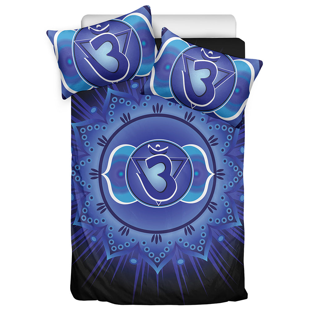 Ajna Chakra Mandala Print Duvet Cover Bedding Set