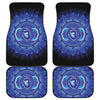 Ajna Chakra Mandala Print Front and Back Car Floor Mats